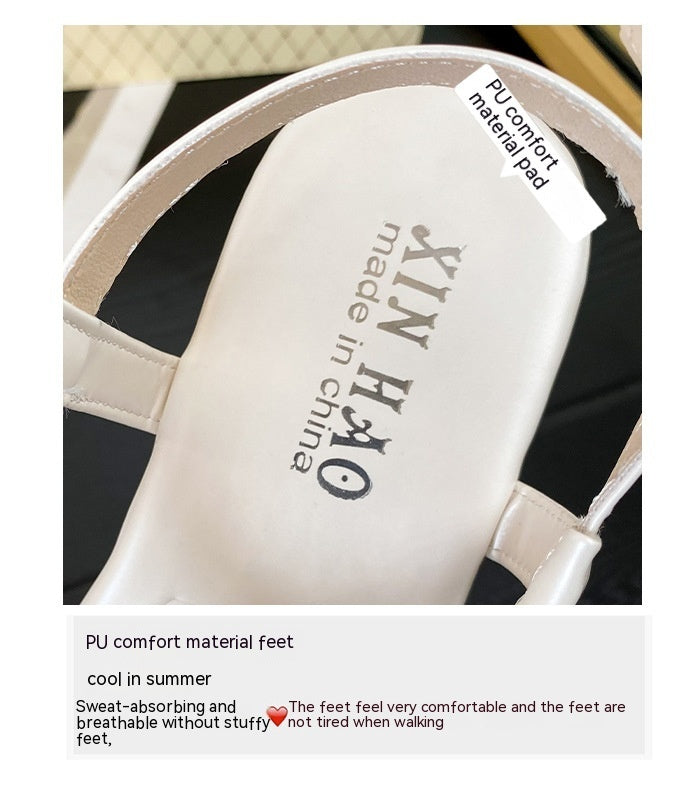 Summer Buckle Flip-Flops - Bohemian Style Flat Sandals for Women